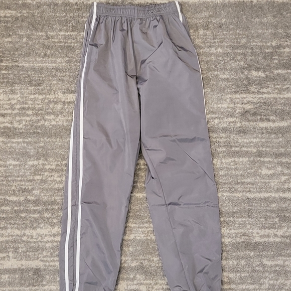 Shape Grey Side Stripe Shell Joggers - Picture 3 of 7